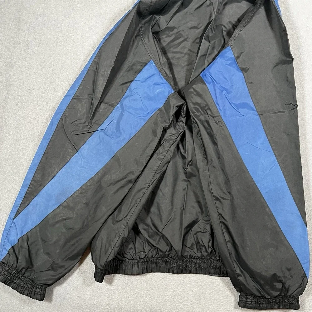 New York Mets Majestic Jacket 2XL Full‎ Zip Nylon NY Windbreaker Dugout Vintage